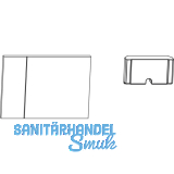 MACO HS Zubeh�r-Beutel f�r Laufschiene unten flach Holzschwelle, schwarz