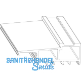 MACO Fiber-Therm Bodenschwelle Grundk�rper 180, L=5000 mm, silber (465559)