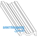MACO Fiber-Therm Aufsatzschiene f�r Fixfl�gel L=2500 B=42 mm GFK silber (454827)