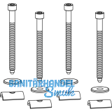 MACO Fiber-Therm Eckverbinder-Befestigungsset oben, Stahl verzinkt (101340)