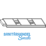 MACO Fiber-Therm Aufsatzdichtung f. Dichtungsplatte, 42mm, Holz, silber (454861)