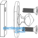 MACO HS Verriegelungsbolzen Standard, komplett f�r Schema C/L, silber (103261)
