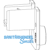 MACO HS F�hrung oben Band F�hrungsschiene mit Blende/universal nieder silber