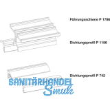 GU HS F�hrungsschienen-Set oben P1786 L=3900 mm silber eloxiert