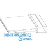 MACO Fiber-Therm Bodenschwelle Grundk�rper 240, L=3000 mm, silber (466909)