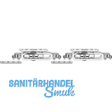 MACO HS Grundkarton Zusatzlaufwagen 400 kg, silber (103071)