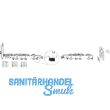 MACO HS Grundkarton Laufwagen 300 kg ohne Bolzen, mit B�rsten, silber (103559)