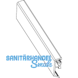 MACO Fiber-Therm Abdeckleiste Holz/Alu f. rahmenlose Fixverglasung, L=5000 mm