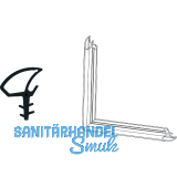 MACO HS Fl�geldichtung 2,5 x 2,5 m, Getriebeseite/unten, schwarz (476545)