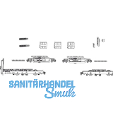 MACO HS Grundkarton Laufwagen 400 kg, mit B�rsten, silber (103069)