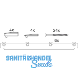 MACO HS Zubeh�r RC2 f�r Dichtungsschiene PVC, f�r Holz, schwarz (105383)