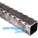 ARTEFERRO Rohr 30 x 30 x 2,5, L�nge 3000 mm, Schmiedeeisen geh�mmert