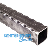 ARTEFERRO Rohr 40 x 40 x 2,5, L�nge 3000 mm, Schmiedeeisen geh�mmert