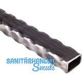 ARTEFERRO Rohr 50 x 30 x 2,5, L�nge 3000 mm, Schmiedeeisen geh�mmert