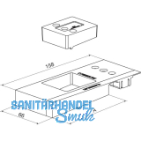 GU Thermostep Rahmen-Eckverbinder-Set unten IV68