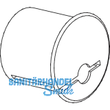 GU HS Exzenterstopfen f�r Magnetschalter zu Verschluss�berwachung � 15 mm braun