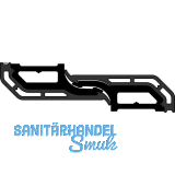 GU-937/934 HS Mittelsto�sicherung-Set Fl�gelabstand 16-22 mm L=2900 mm schwarz