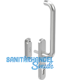 GU HS Drehgriffgarnitur RONDO 180� Griff innen mit PZ Muschel au�en Edelstahl