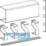 GU HS SpeedLimiter Abdeckprofil-Set L=4000 mm Aluminium silber eloxiert
