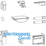 GU HS Zubeh�r-Beutel verdeckt liegend F�hrungsschiene P1850 Schema A schwarz