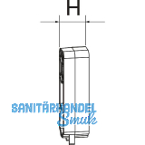 MACO HS Unterlage senkrecht f�r Laufwagen vorne H�he 26,5 mm (361272)