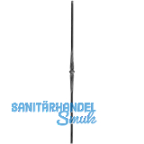 ARTEFERRO Zwischenstab � 12, mit Mittelelement 1 Knopf, 1000mm, Schmiedeeisen