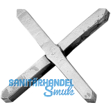 ARTEFERRO Zierkreuz, glatt, 100 x 100 mm, Schmiedeeisen