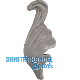 ARTEFERRO Blatt, rechts, 40 x 110 x 3 mm, Schmiedeeisen