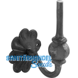 ARTEFERRO Handlauftr�ger mit Anschwei�ende und Zierknopf, Schmiedeeisen