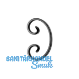 ARTEFERRO C Schnecke, 75 x 120 mm, Schmiedeeisen