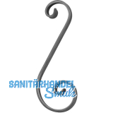 ARTEFERRO S Schnecke, 100 x 260 mm, Schmiedeeisen