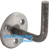 ARTEFERRO Handlauftr�ger mit Anschwei�ende, � 64 mm, Schmiedeeisen