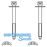 GU Eckverbinder-Befestigungsset oben