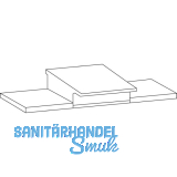 GU Thermostep/Timberstep Dichtplatte f�r Mittelsto� unten IV88-92, grau