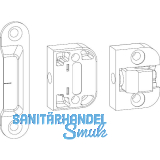 GU HS Mittelverriegelung senkrecht, Fl�gelabstand 10 mm, silber