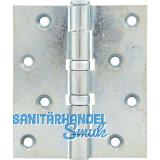 Scharnierband, 102 x 89 x 3,0 mm, Stahl verzinkt