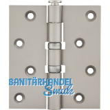 Scharnierband, 102 x 89 x 3,0 mm, Stahl vernickelt