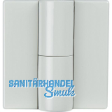 HEWI Aufschraubband B9505.50, rechts, Stahl/Kunststoff hellgrau