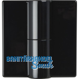 HEWI Aufschraubband B9505.50, rechts, Stahl/Kunststoff schwarz