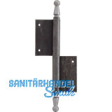 T�rnussband mit Zierkopf, rechts, 120 x 180 mm, Stahl blank