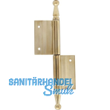 T�rnussband mit Zierkopf, rechts, 90 x 140 mm, Messing poliert