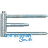 Steckband 3-teilig 18 mm, brandschutztauglich, Stahl verzinkt