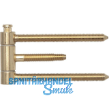 Steckband dreiteilig, 18 mm, brandschutztauglich, Stahl vermessingt