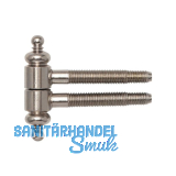 SFS Einbohrband mit Zierkopf, � 16 mm, Bandh�he 63 mm, Stahl vernickelt