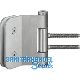 Glast�rband VG 3990, SCH 27-44, 8-10 mm Glas, links, Band � 18 mm, Edelstahl