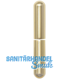 Aufsteckh�lsen 3- DIM, rund, Band � 20 mm, Aluminium vermessingt 112 mm