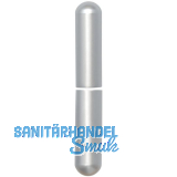 Aufsteckh�lsen 3- DIM, rund, Band � 20 mm, Aluminium verchromt matt 112 mm