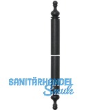 Aufsteck-Zierh�lsen 3- DIM, Band � 15 x 112 mm,Schmiedeeisen verzinkt geschw�rzt