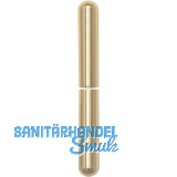 Aufsteckh�lsen 3- DIM, rund, Band � 15 mm, Aluminium vermessingt 112 mm