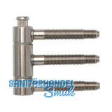 Steckband 3-tlg. � 18 mm, H�he 61 mm, Stahl vernickelt